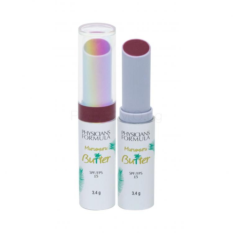 Physicians Formula Murumuru Butter Lip Cream SPF15 Балсам за устни за жени 3,4 гр Нюанс Acaí Berry