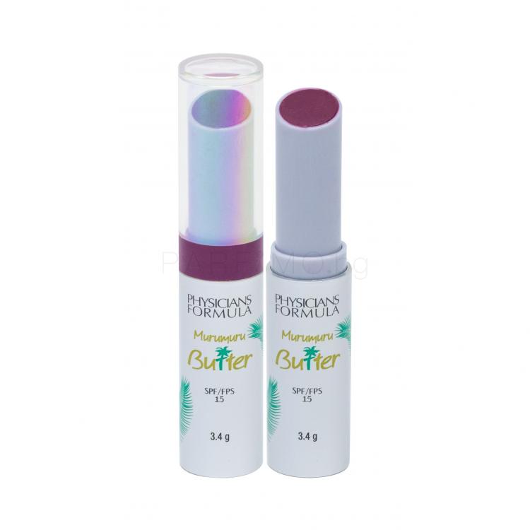 Physicians Formula Murumuru Butter Lip Cream SPF15 Балсам за устни за жени 3,4 гр Нюанс Carnival