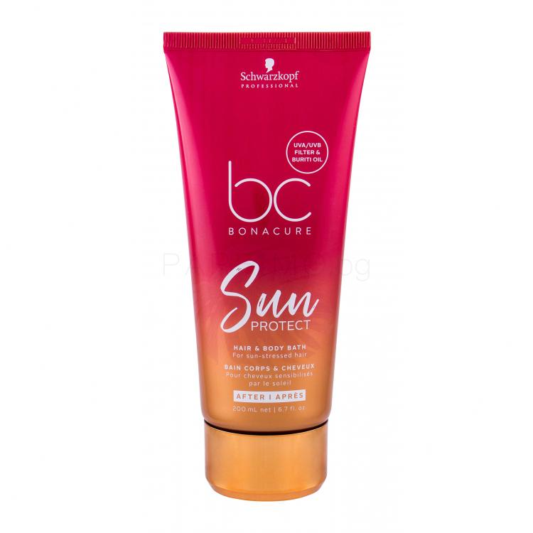 Schwarzkopf Professional BC Bonacure Sun Protect Hair &amp; Body Bath Шампоан за жени 200 ml
