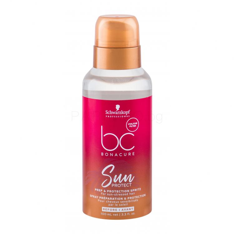 Schwarzkopf Professional BC Bonacure Sun Protect Prep &amp; Protection Грижа „без отмиване“ за жени 100 ml