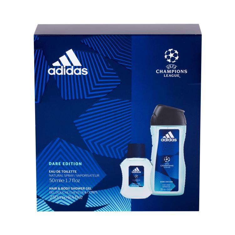 Adidas UEFA Champions League Dare Edition Подаръчен комплект EDT 50 ml + душ гел 250 ml