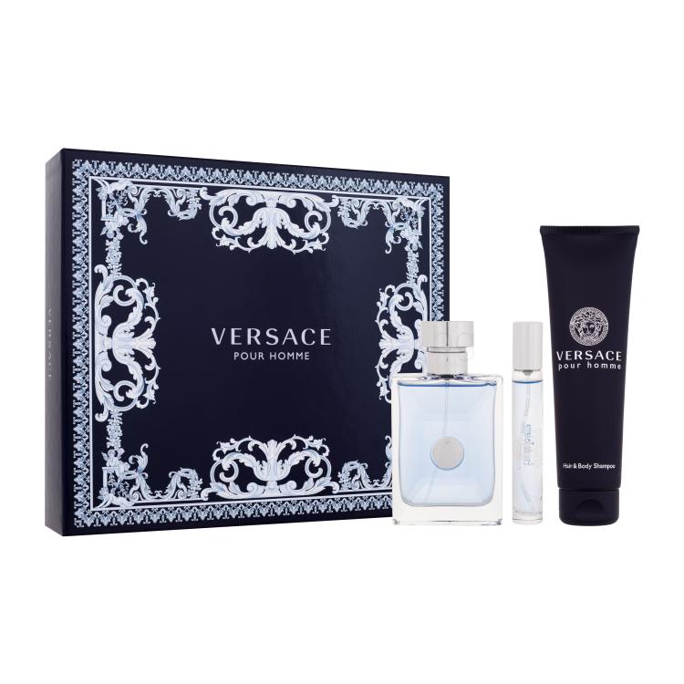 Versace Pour Homme Подаръчен комплект EDT 100 ml + EDT 10 ml + душ гел 150 ml