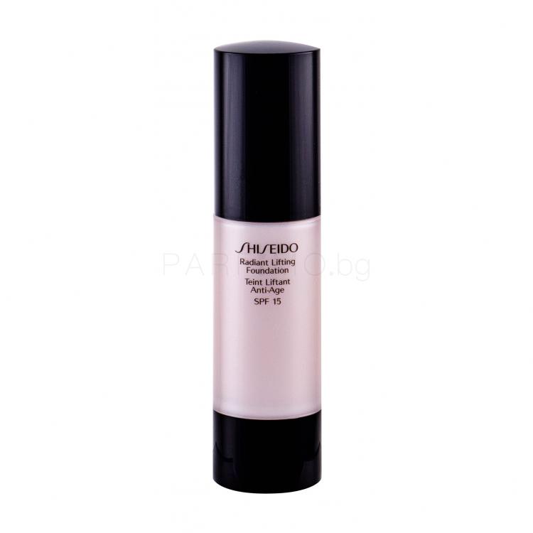 Shiseido Radiant Lifting Foundation SPF15 Фон дьо тен за жени 30 ml Нюанс B20 Natual Light Beige