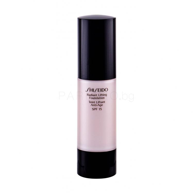 Shiseido Radiant Lifting Foundation SPF15 Фон дьо тен за жени 30 ml Нюанс B60 Natural Deep Beige