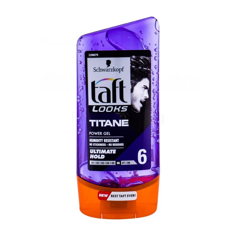 Schwarzkopf Taft Titane Power Gel Гел за коса за мъже 150 ml