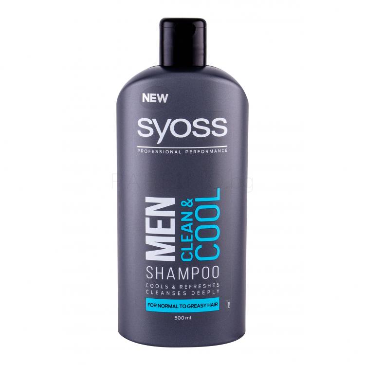 Syoss Men Clean &amp; Cool Шампоан за мъже 500 ml