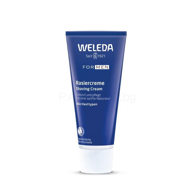 Weleda For Men Shaving Cream Крем за бръснене за мъже 75 ml