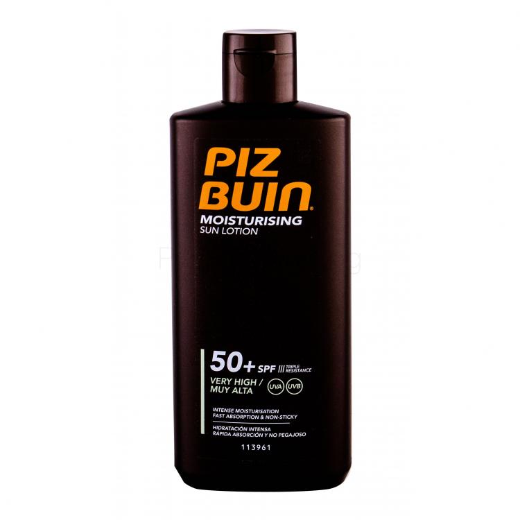 PIZ BUIN Moisturising Sun Lotion SPF50+ Слънцезащитна козметика за тяло 200 ml