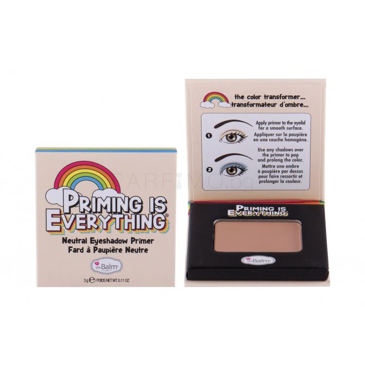 TheBalm Priming is Everything Mineral Eyeshadow Сенки за очи за жени 0,57 гр Нюанс Neutral