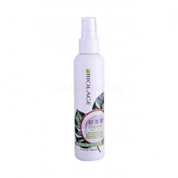 Biolage All-in-One All-In-One Coconut Infusion Spray Грижа „без отмиване“ за жени 150 ml