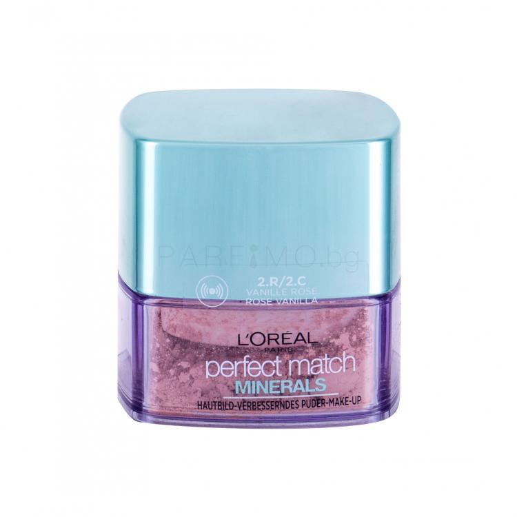 L&#039;Oréal Paris Perfect Match Minerals Фон дьо тен за жени 10 g Нюанс 2.R/2.C Rose Vanilla