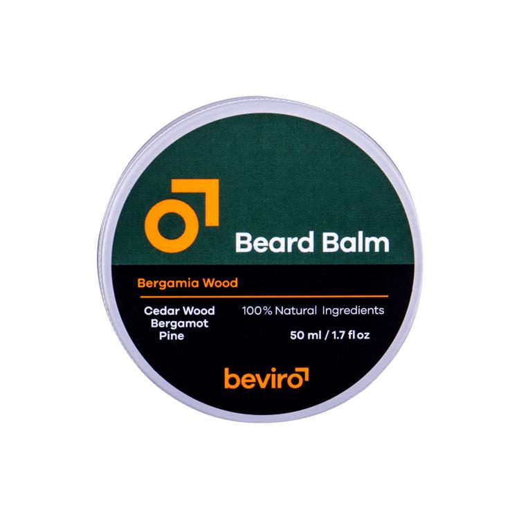 Be-Viro Men´s Only Beard Balm Cedar Wood, Bergamot, Pine Балсам за брада за мъже 50 ml