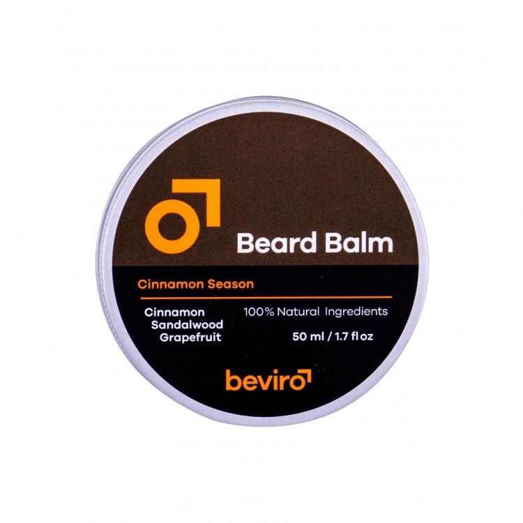 Be-Viro Men´s Only Beard Balm Grapefruit, Cinnamon, Sandal Wood Балсам за брада за мъже 50 ml