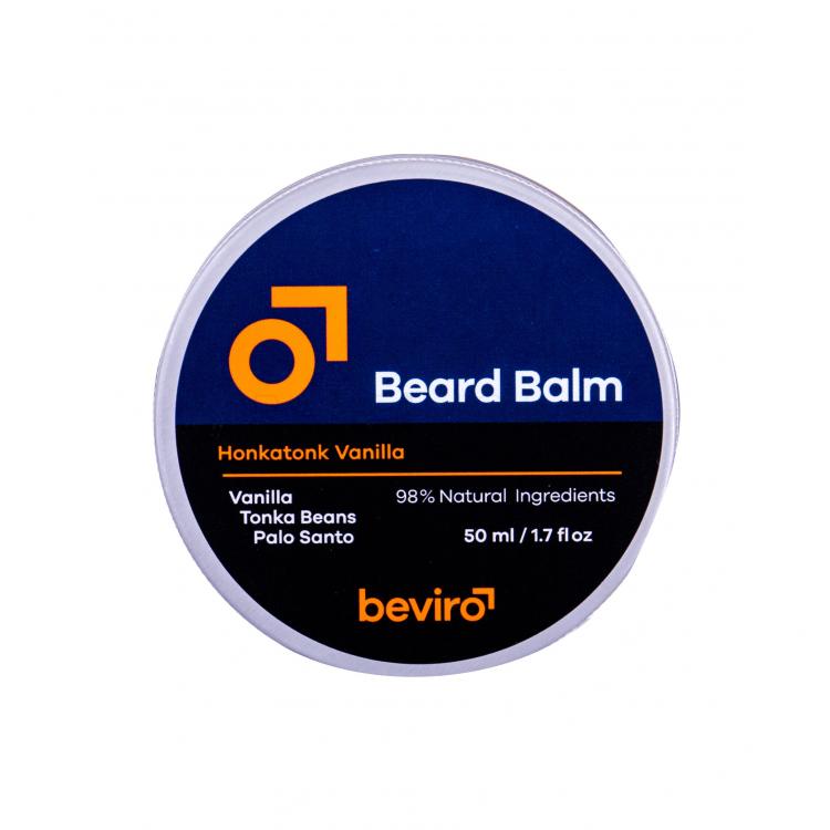Be-Viro Men´s Only Beard Balm Vanilla, Tonka Beans, Palo Santo Балсам за брада за мъже 50 ml