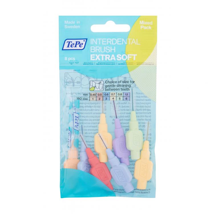 TePe Extra Soft Mixed Pack Интердентална четка 8 бр