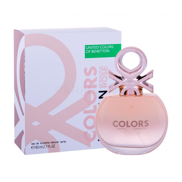 Benetton Colors de Benetton Rose Eau de Toilette за жени 80 ml