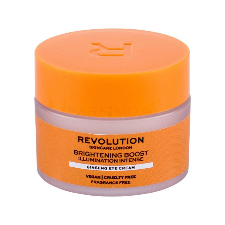 Revolution Skincare Brightening Boost Ginseng Околоочен крем за жени 15 ml