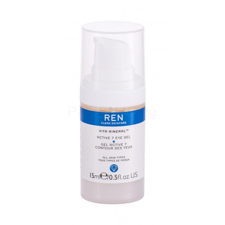 REN Clean Skincare Vita Mineral Active 7 Околоочен гел за жени 15 ml