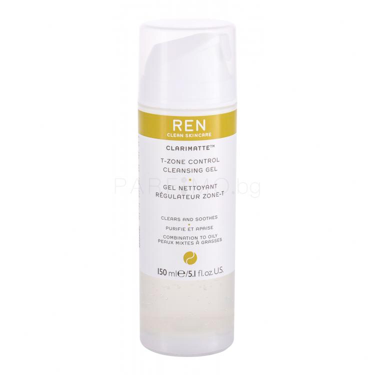 REN Clean Skincare Clarimatte T-Zone Control Почистващ гел за жени 150 ml