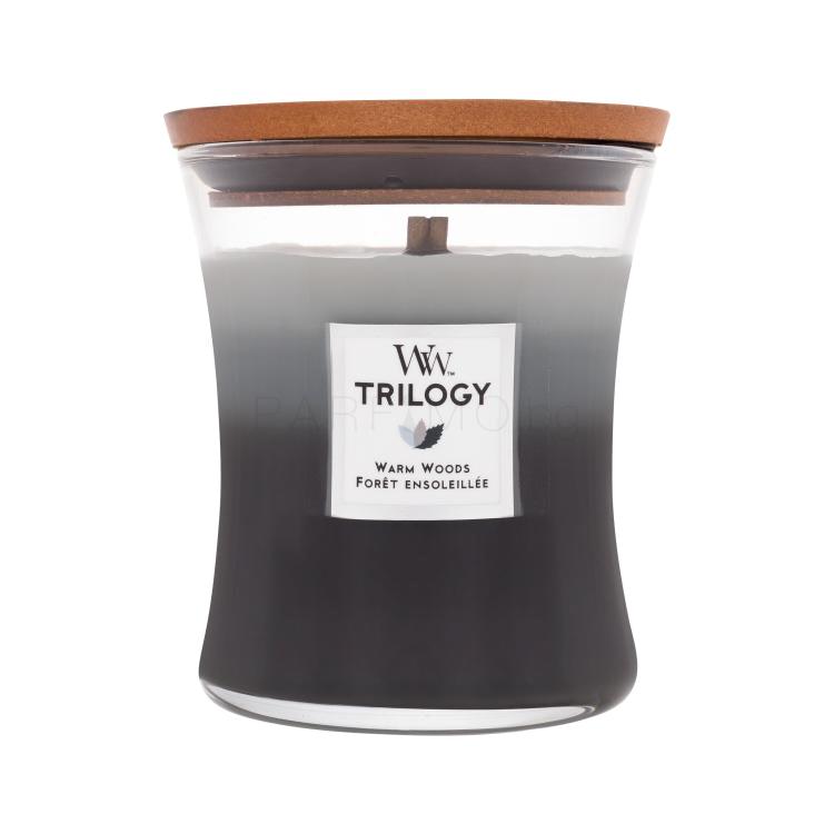 WoodWick Trilogy Warm Woods Ароматна свещ 275 гр