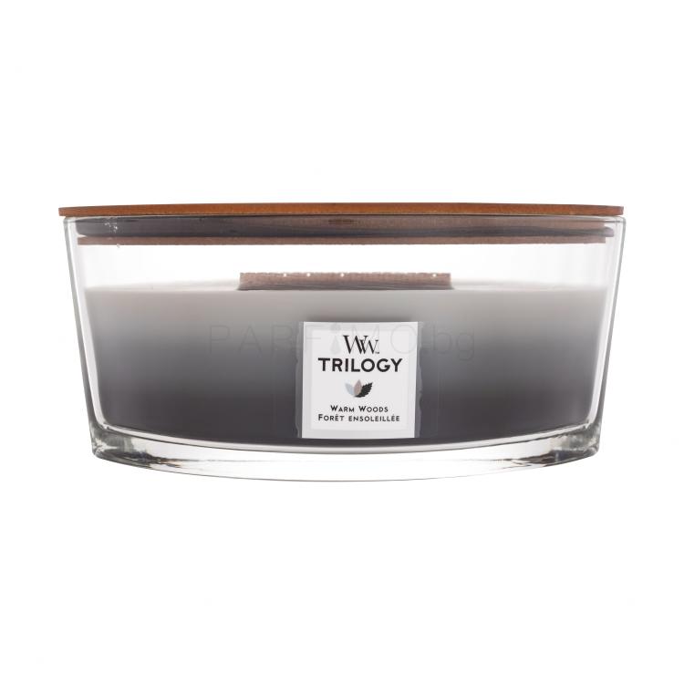 WoodWick Trilogy Warm Woods Ароматна свещ 453,6 g