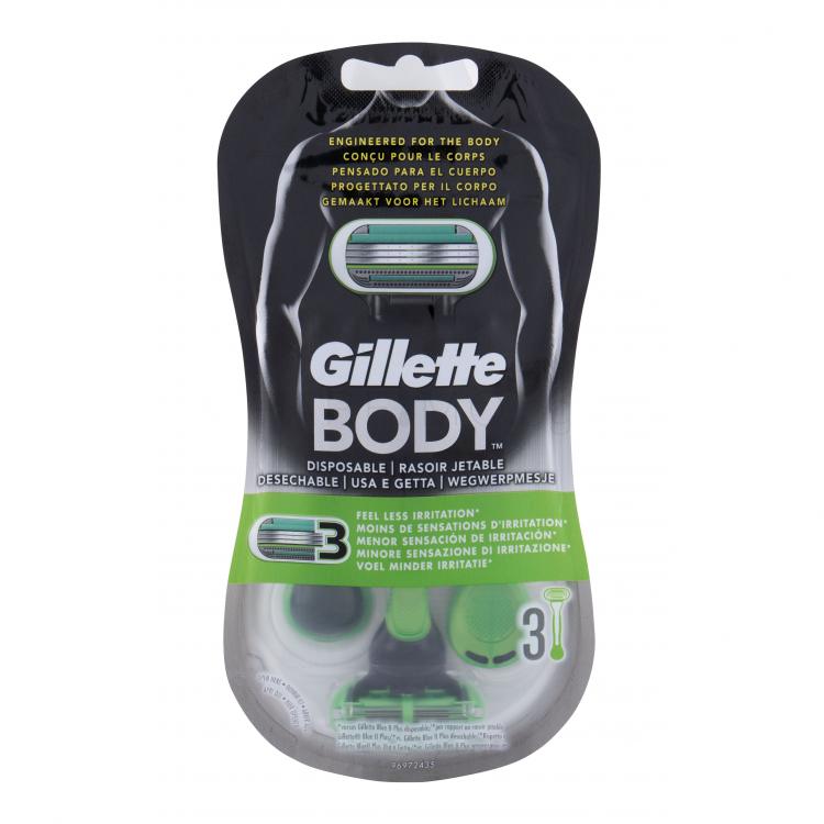 Gillette Body Самобръсначка за мъже Комплект