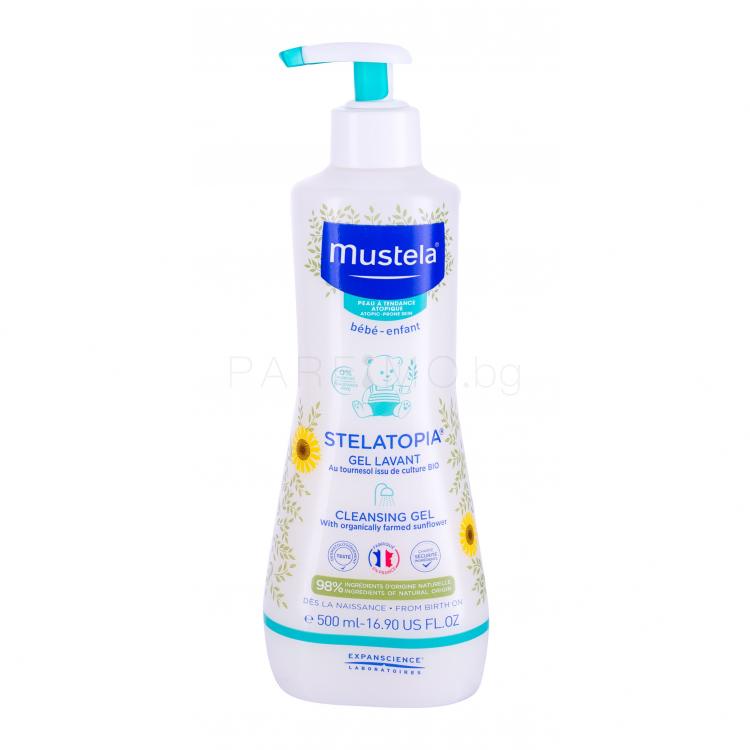 Mustela Bébé Stelatopia Cleansing Gel Душ гел за деца 500 ml