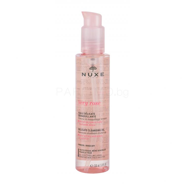 NUXE Very Rose Delicate Почистващо олио за жени 150 ml