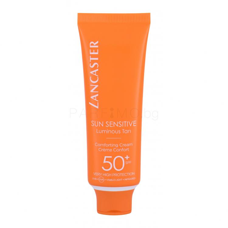Lancaster Sun Sensitive Luminous Tan Comforting Cream SPF50+ Слънцезащитен продукт за лице 50 ml