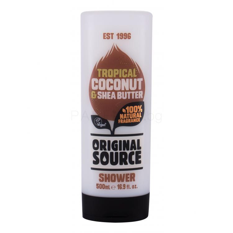 Original Source Shower Tropical Coconut &amp; Shea Butter Душ гел за жени 500 ml