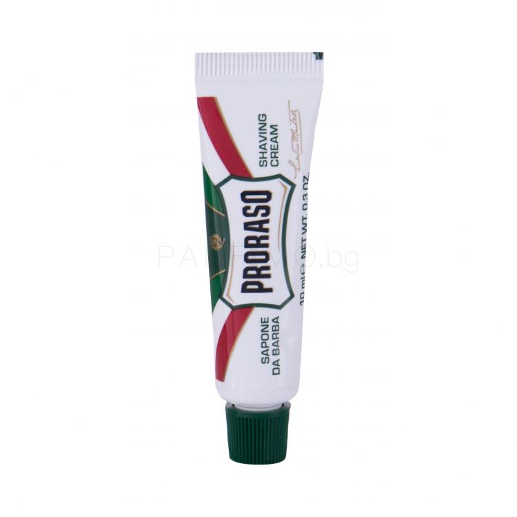 PRORASO Green Shaving Cream Крем за бръснене за мъже 10 ml