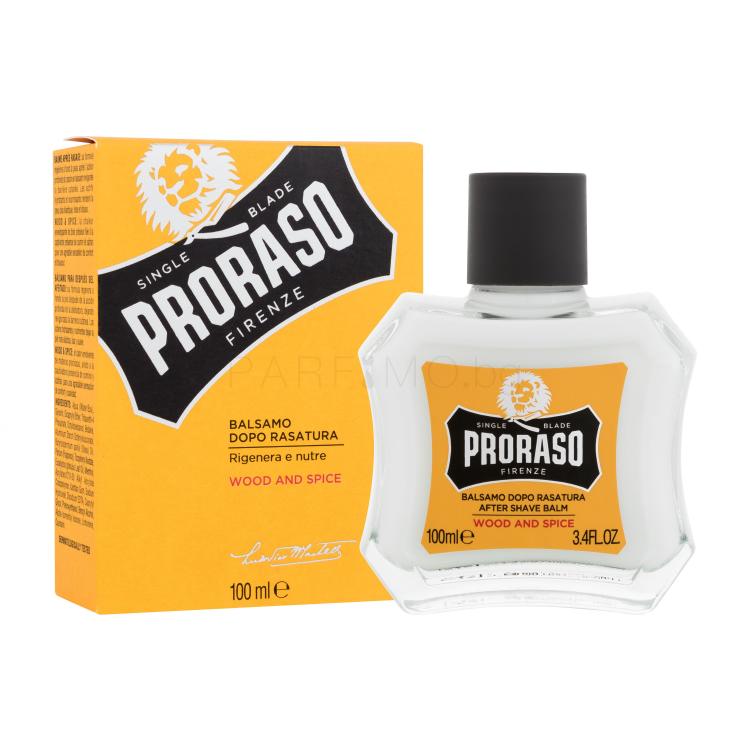 PRORASO Wood &amp; Spice After Shave Balm Балсам след бръснене за мъже 100 ml