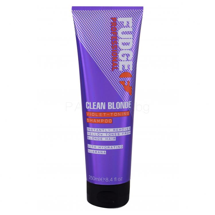 Fudge Professional Clean Blonde Violet-Toning Шампоан за жени 250 ml