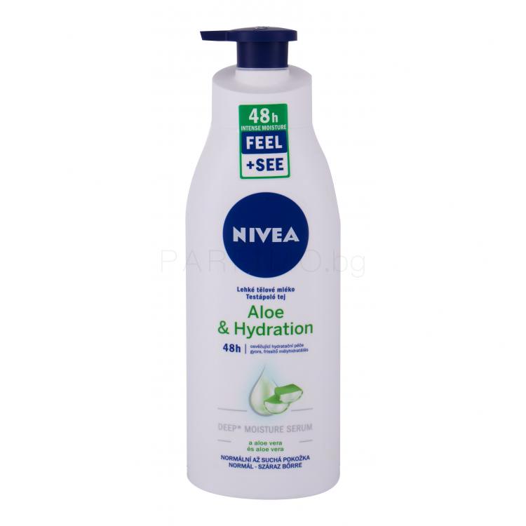 Nivea Aloe &amp; Hydration 48h Лосион за тяло за жени 400 ml