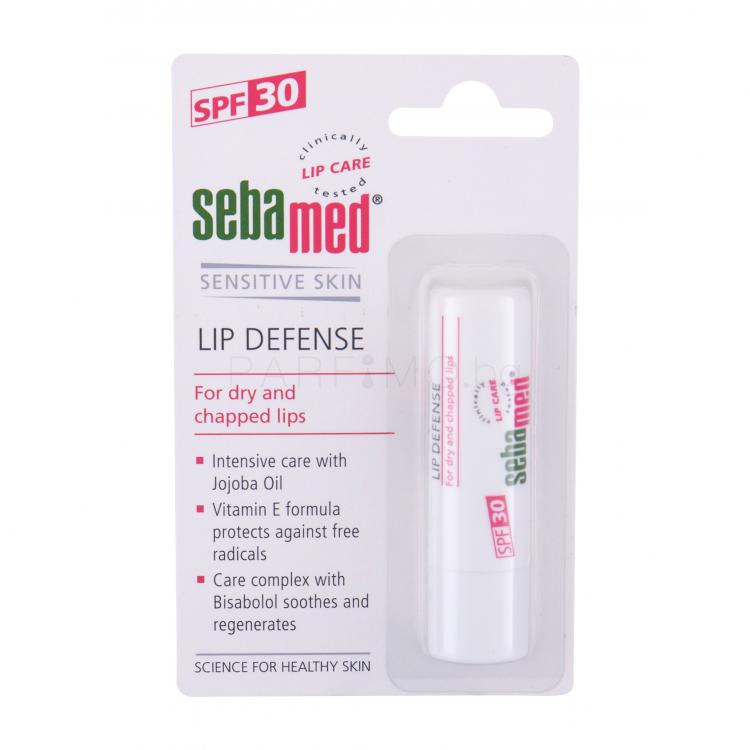 SebaMed Sensitive Skin Lip Defense SPF30 Балсам за устни за жени 4,8 гр