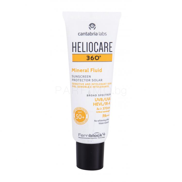Heliocare 360° Mineral SPF50+ Слънцезащитен продукт за лице 50 ml