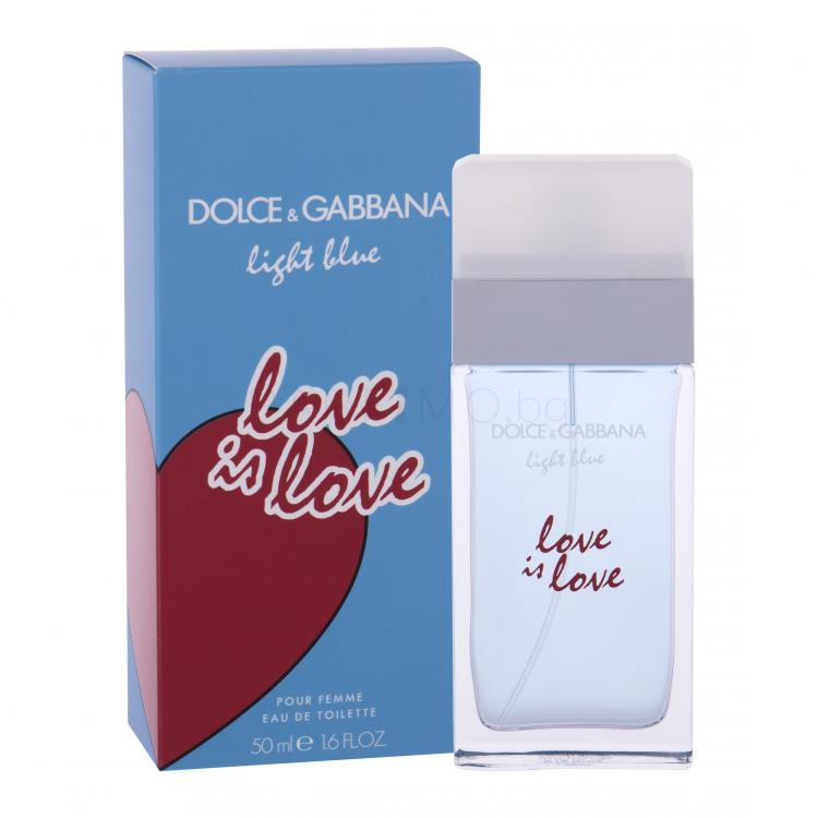 Dolce&amp;Gabbana Light Blue Love Is Love Eau de Toilette за жени 50 ml