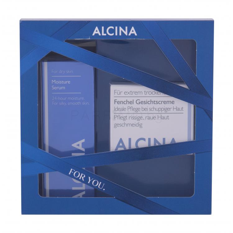 ALCINA Moisturising Serum Подаръчен комплект серум за лице 30 ml + дневен крем за лице 50 ml