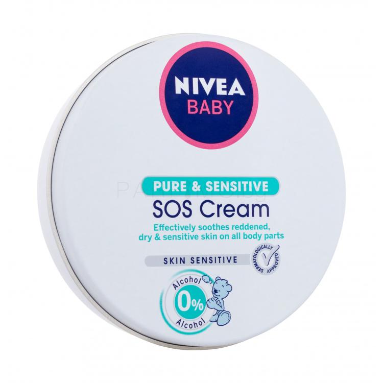 Nivea Baby SOS Cream Pure &amp; Sensitive Дневен крем за лице за деца 150 ml