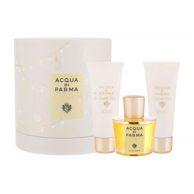 Acqua di Parma Le Nobili Magnolia Nobile Подаръчен комплект EDP 100 ml + крем за тяло 75 g + душ гел 75 ml