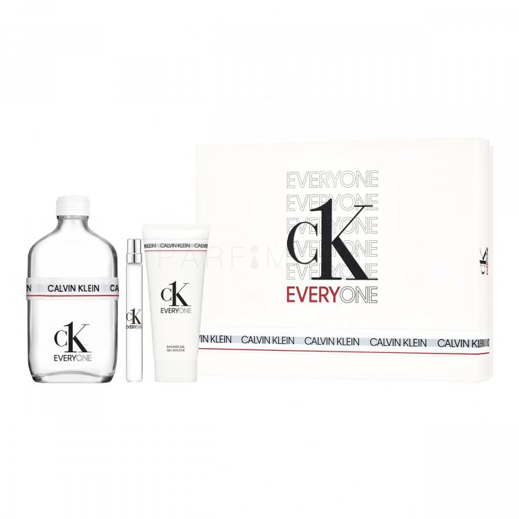 Calvin Klein CK Everyone Подаръчен комплект EDT 200 ml + EDT 10 ml + душ гел 100 ml