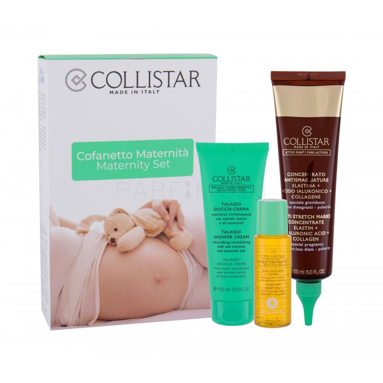 Collistar Special Perfect Body Talasso Подаръчен комплект душ крем 100 ml + серум против стрии Anti Stretch Marks Concentrate 150 ml + масло за тяло Precious Body Oil 55 ml