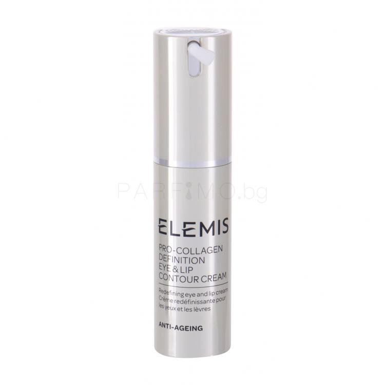 Elemis Pro-Collagen Definition Eye &amp; Lip Contour Околоочен крем за жени 15 ml