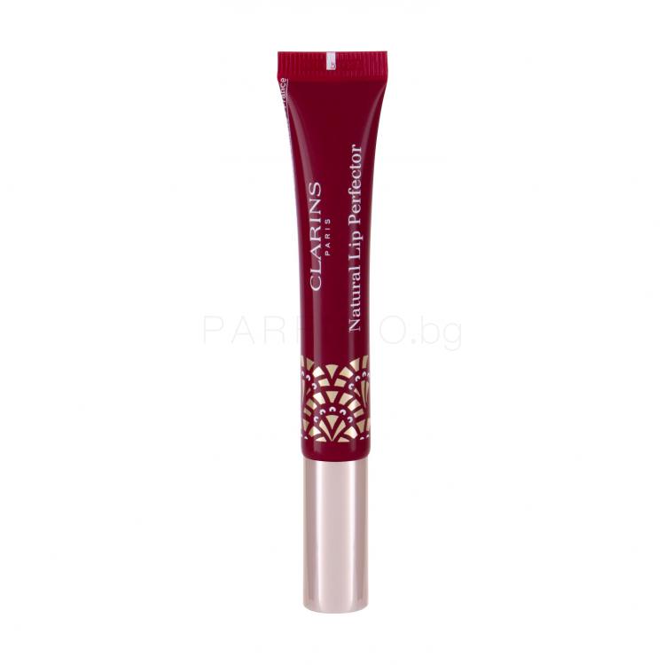 Clarins Natural Lip Perfector Блясък за устни за жени 12 ml Нюанс 18 Intense Garnet