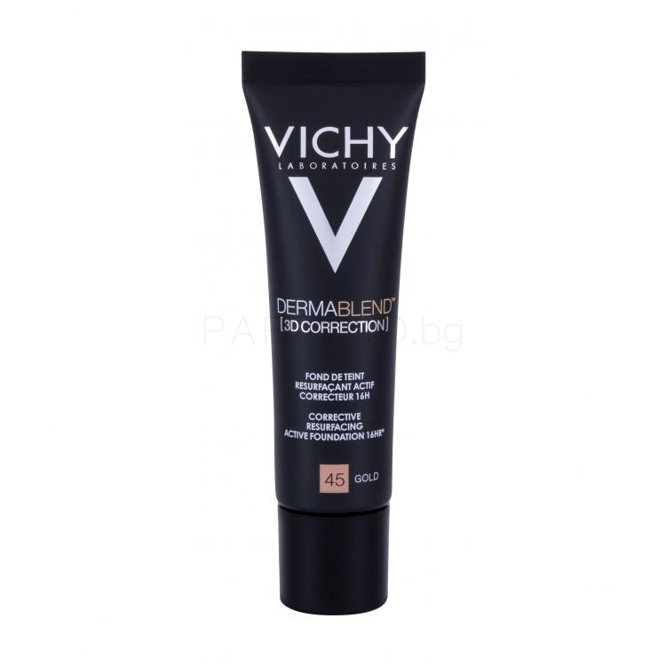 Vichy Dermablend™ 3D Antiwrinkle &amp; Firming Day Cream SPF25 Фон дьо тен за жени 30 ml Нюанс 45 Gold