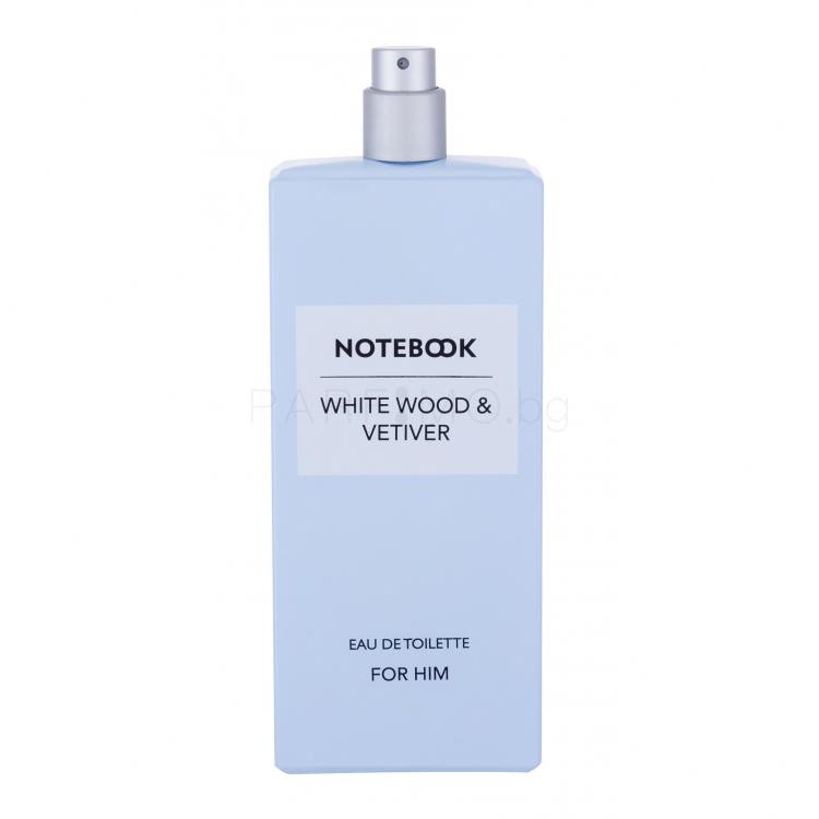 Notebook Fragrances White Wood &amp; Vetiver Eau de Toilette за мъже 100 ml ТЕСТЕР