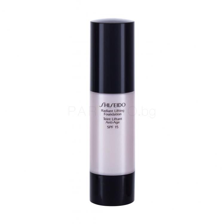 Shiseido Radiant Lifting Foundation SPF15 Фон дьо тен за жени 30 ml Нюанс WB60 Natural Deep Warm Beige