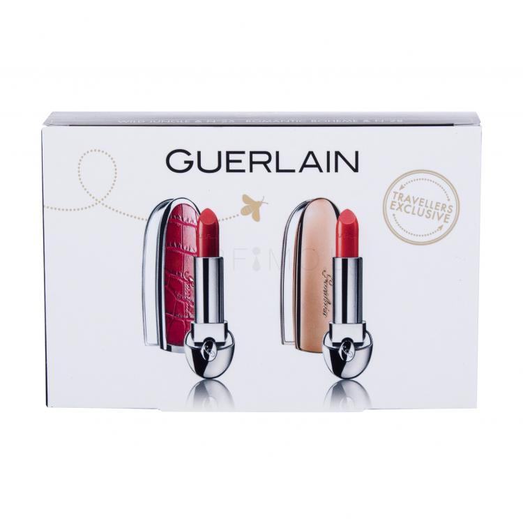 Guerlain Rouge G De Guerlain Подаръчен комплект червило 3,5 g + червило 3,5 g 28 Romantic Boheme