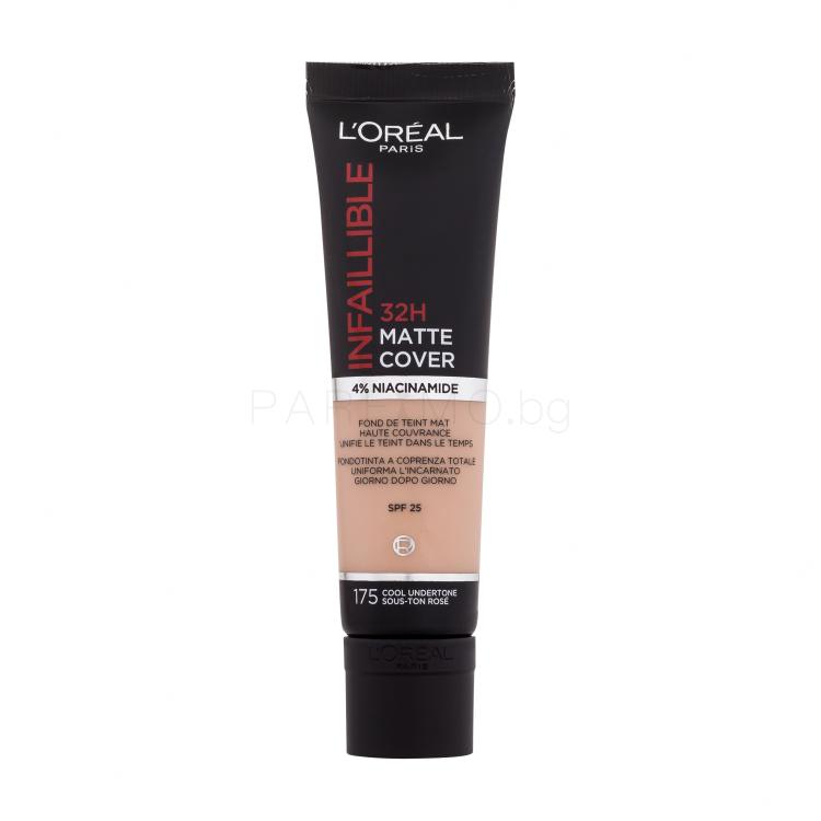 L&#039;Oréal Paris Infaillible 32H Matte Cover SPF25 Фон дьо тен за жени 30 ml Нюанс 175