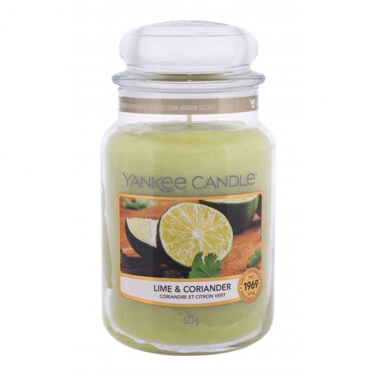 Yankee Candle Lime &amp; Coriander Ароматна свещ 623 гр